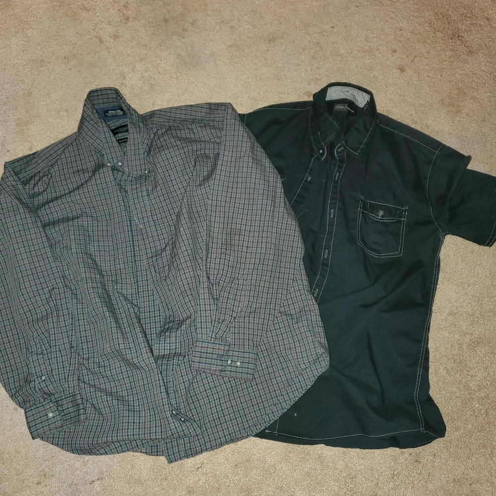 Shirts by van heusen nd Michael Brandon